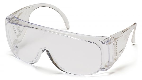 VISITORSPEC CLR SAFETY GLASSES, POLYCARB 48/BX 6BX/CS