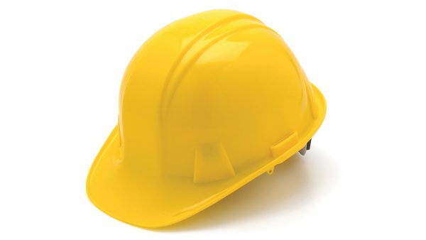 SL SERIES CAP STYLE HARD HAT, YELLOW, 6PT RATCHET SUSPENSION  16/CS