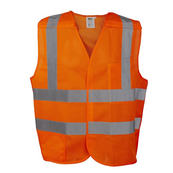 VEST ORANGE MESH CLASS II 2X